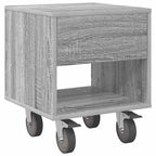 Bedside Table 2 pcs Grey Sonoma 40.5 x 40 x 48 cm