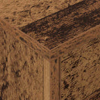 Bedside Table 2 pcs Old Wood 40.5 x 40 x 48 cm Engineered Wood