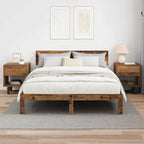 Bedside Table 2 pcs Old Wood 40.5 x 40 x 48 cm Engineered Wood