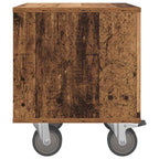 Bedside Table 2 pcs Old Wood 40.5 x 40 x 48 cm Engineered Wood