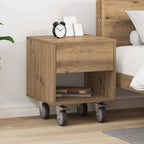 Bedside Table Artisan Oak 40.5 x 40 x 48 cm Engineered Wood