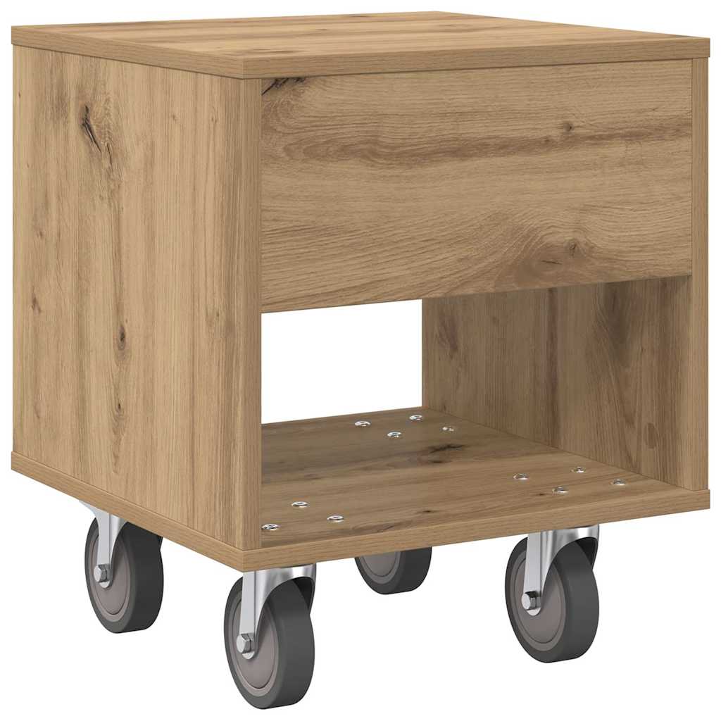 Bedside Table Artisan Oak 40.5 x 40 x 48 cm Engineered Wood