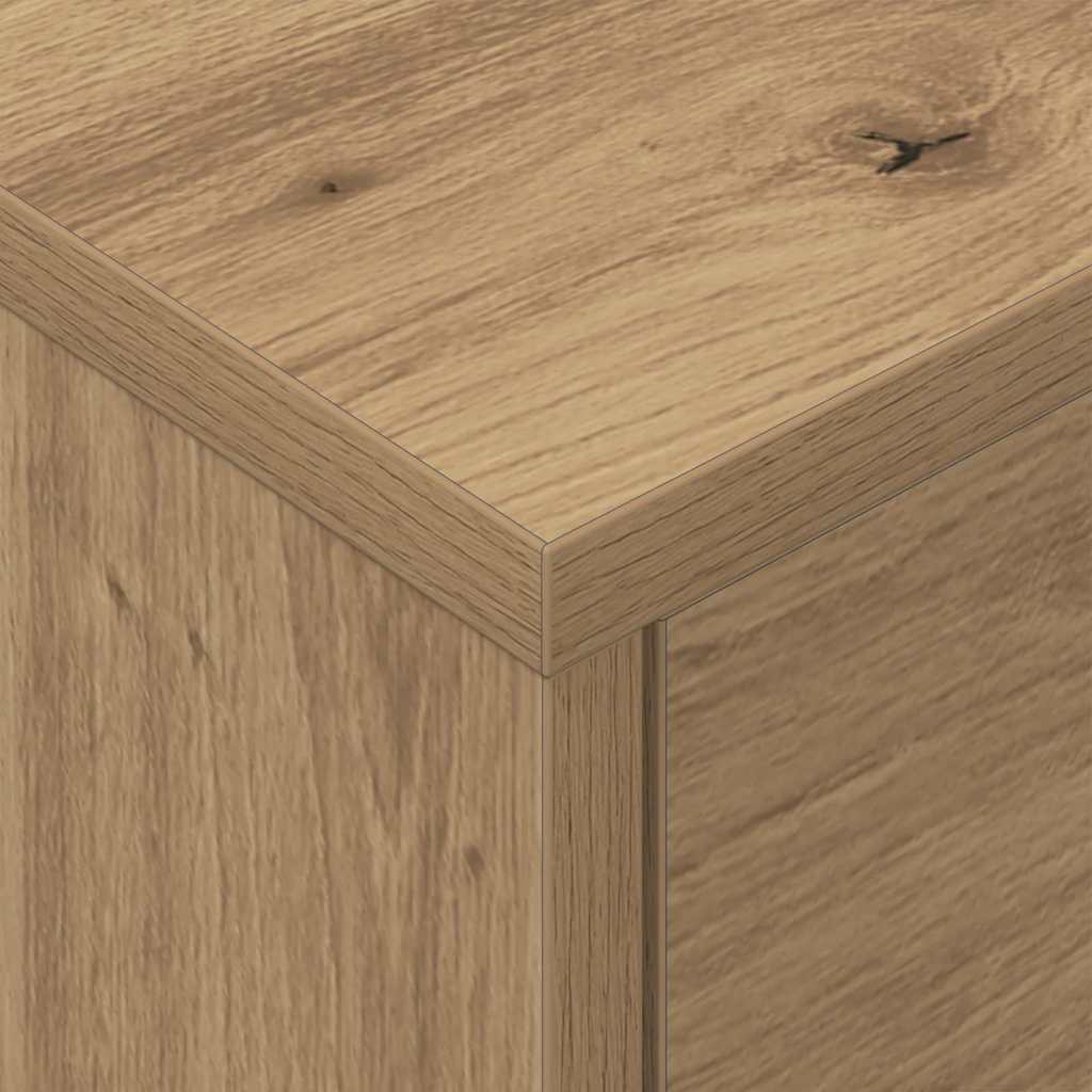 Bedside Table 2 pcs Artisan Oak 40.5 x 40 x 48 cm