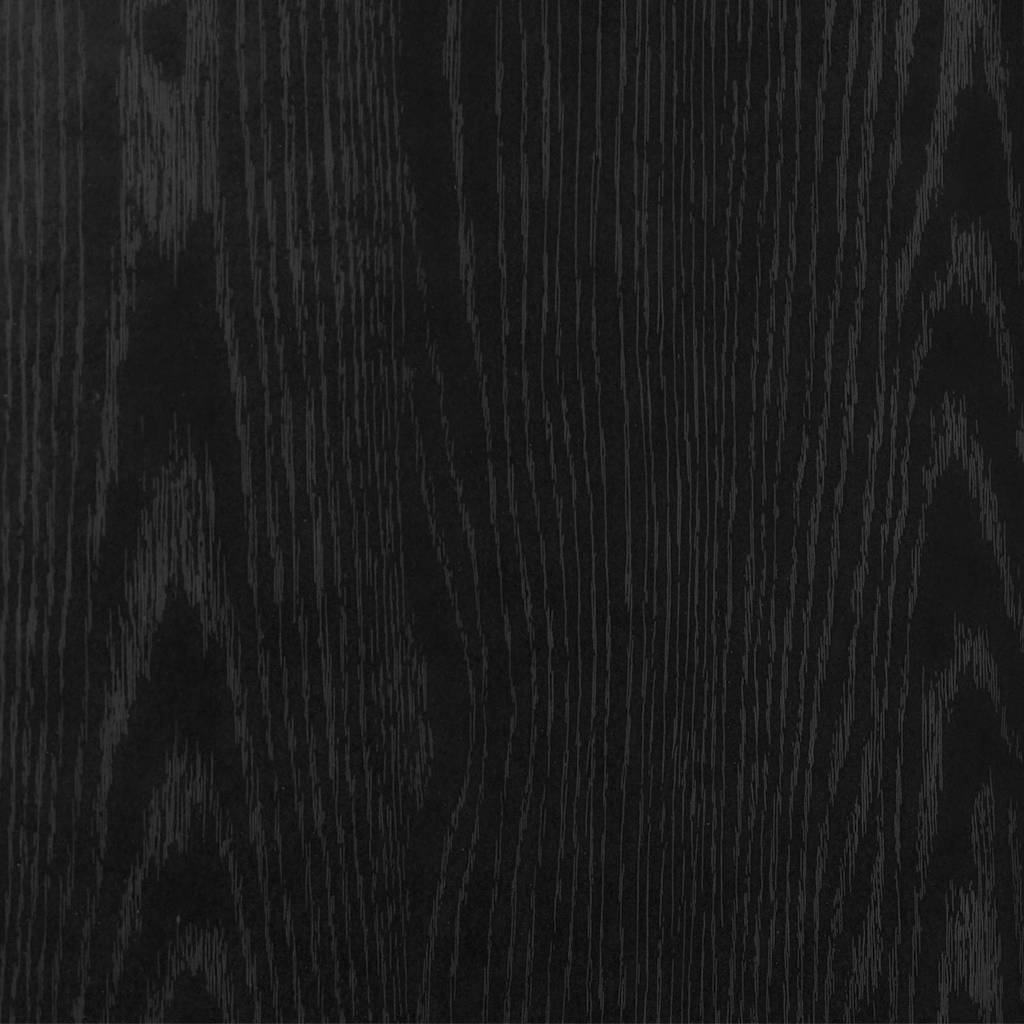 Bedside Table Black Oak 40 x 31 x 15 cm Engineered Wood