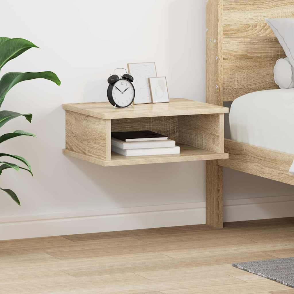 Bedside Table Sonoma Oak 40 x 31 x 15 cm Engineered Wood