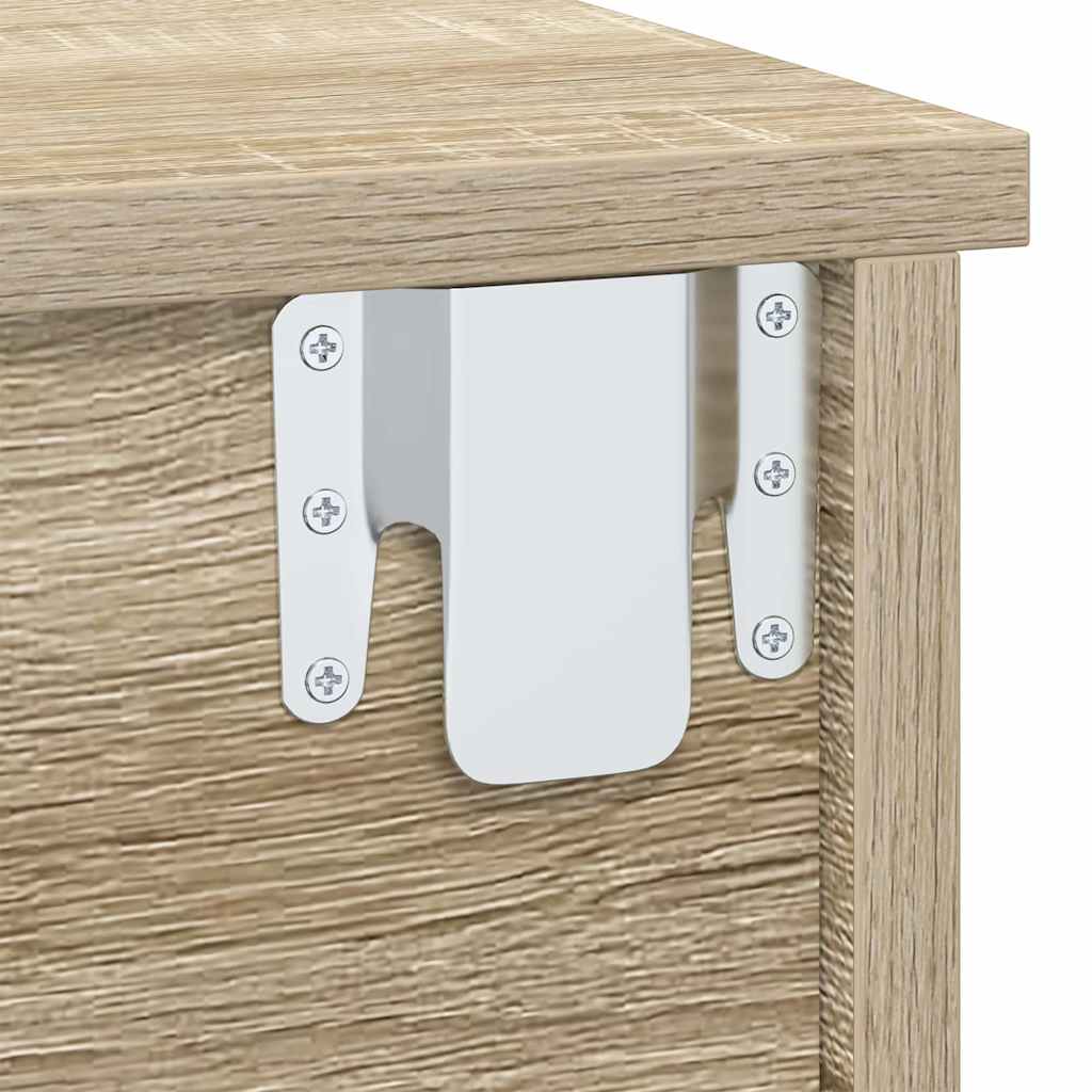 Bedside Table 2 pcs Sonoma Oak 40 x 31 x 15 cm Engineered Wood