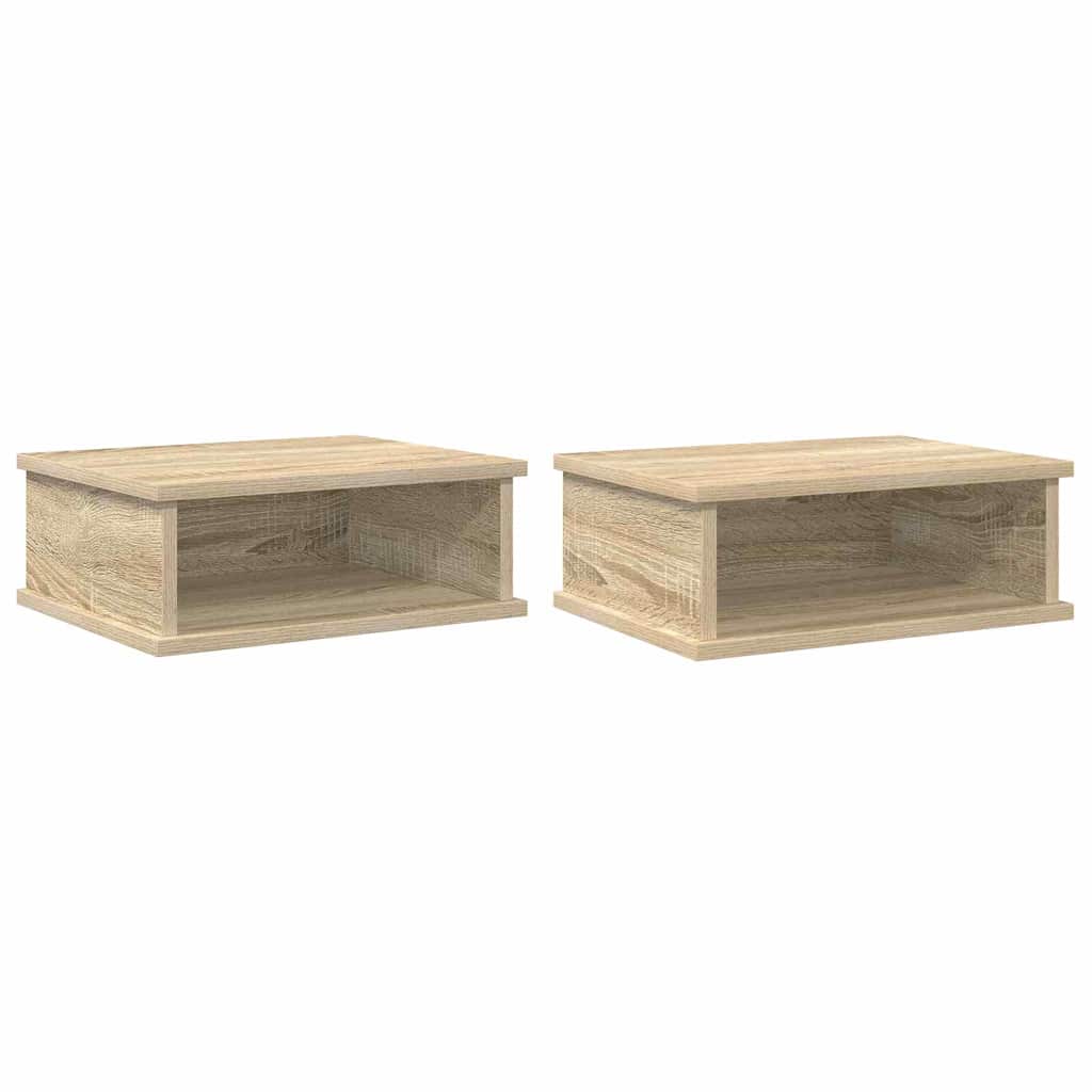 Bedside Table 2 pcs Sonoma Oak 40 x 31 x 15 cm Engineered Wood