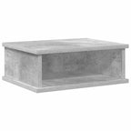 Bedside Table 2 pcs Concrete Grey 40 x 31 x 15 cm