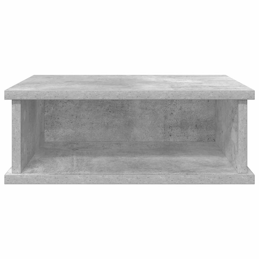 Bedside Table 2 pcs Concrete Grey 40 x 31 x 15 cm