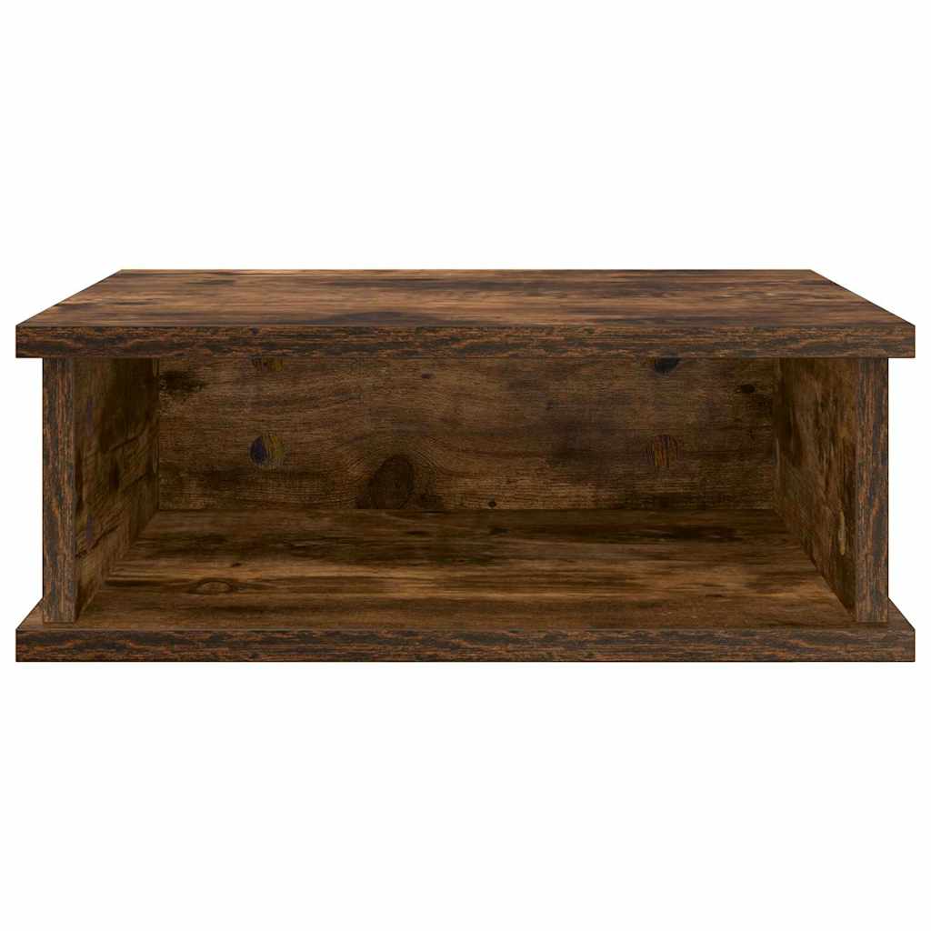Bedside Table Smoked Oak 40 x 31 x 15 cm Engineered Wood
