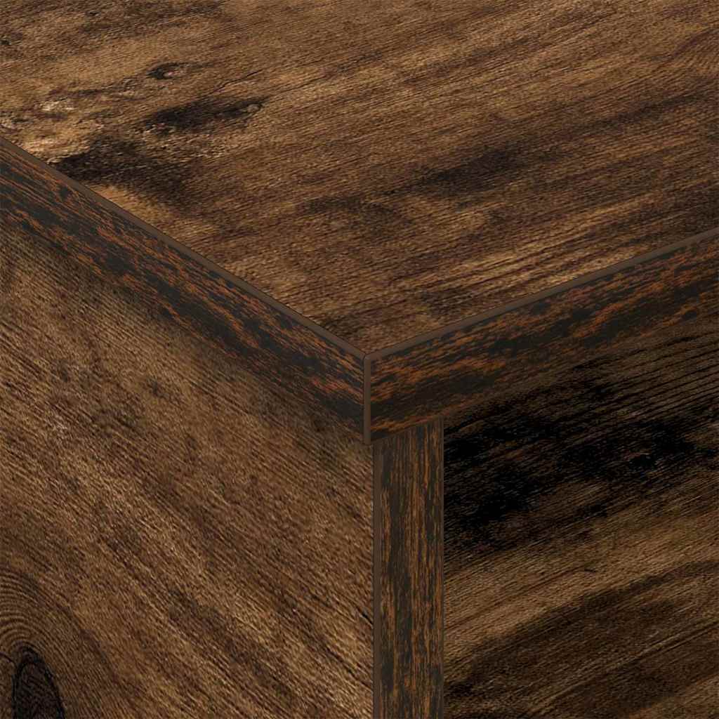 Bedside Table 2 pcs Smoked Oak 40 x 31 x 15 cm Engineered Wood