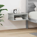 Bedside Table Grey Sonoma 40 x 31 x 15 cm Engineered Wood
