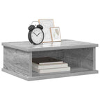 Bedside Table Grey Sonoma 40 x 31 x 15 cm Engineered Wood