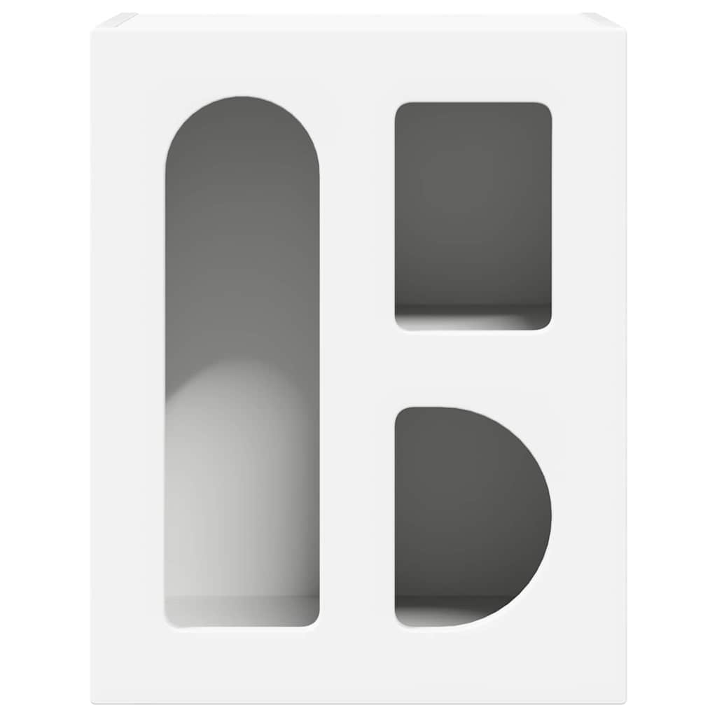 Bedside Table White 40 x 35 x 50 cm Engineered Wood