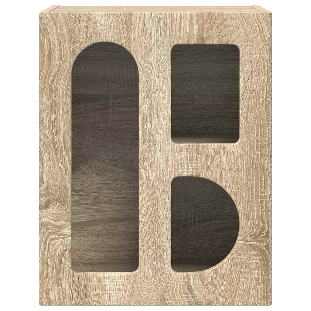 Bedside Table Sonoma Oak 40 x 35 x 50 cm Engineered Wood