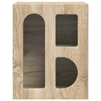Bedside Table Sonoma Oak 40 x 35 x 50 cm Engineered Wood