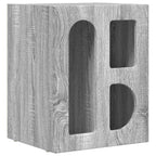Bedside Table Grey Sonoma 40 x 35 x 50 cm Engineered Wood
