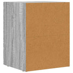 Bedside Table Grey Sonoma 40 x 35 x 50 cm Engineered Wood