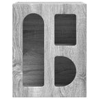 Bedside Table Grey Sonoma 40 x 35 x 50 cm Engineered Wood