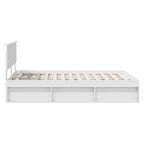 Bed Frame with Headboard White 160 x 200 cm Engineered wood