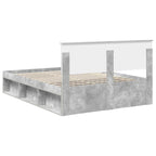 Bed Frame with Headboard Concerte 160 x 200 cm Engineered wood