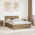 Bed Frame Artisian Oak 160 x 200 cm Engineered wood