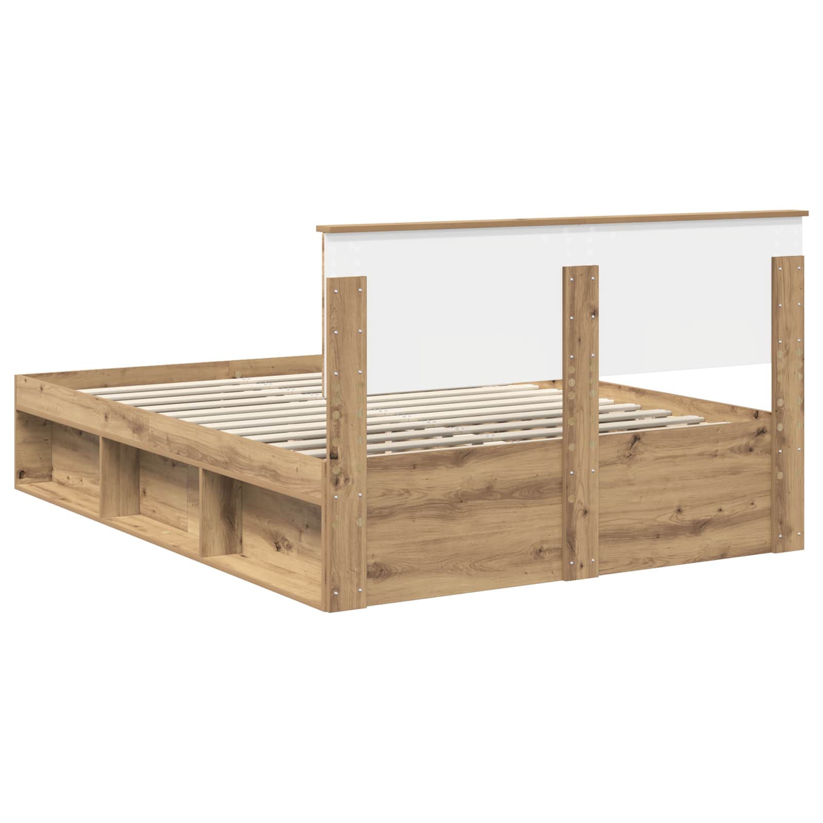 Bed Frame Artisian Oak 160 x 200 cm Engineered wood