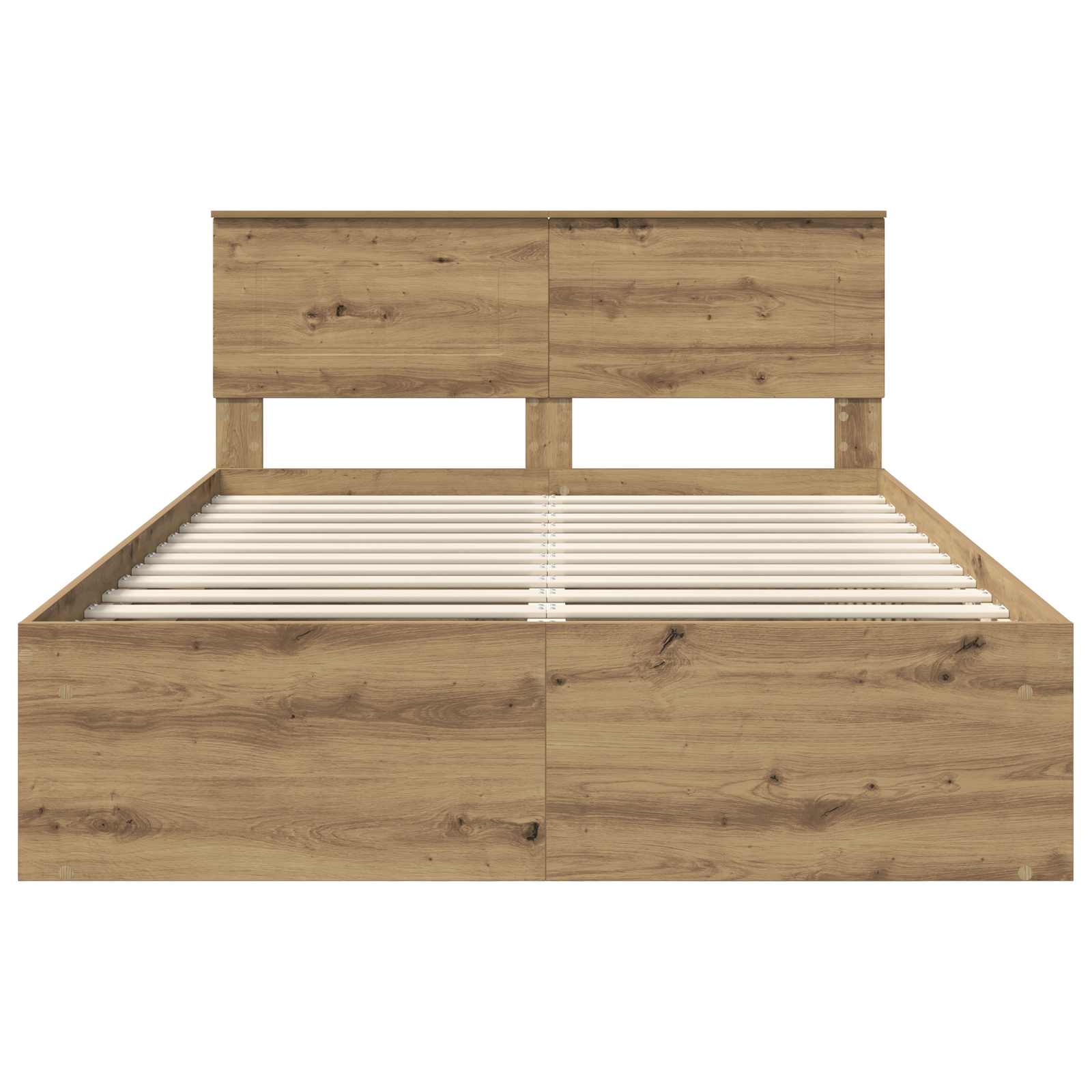 Bed Frame Artisian Oak 160 x 200 cm Engineered wood