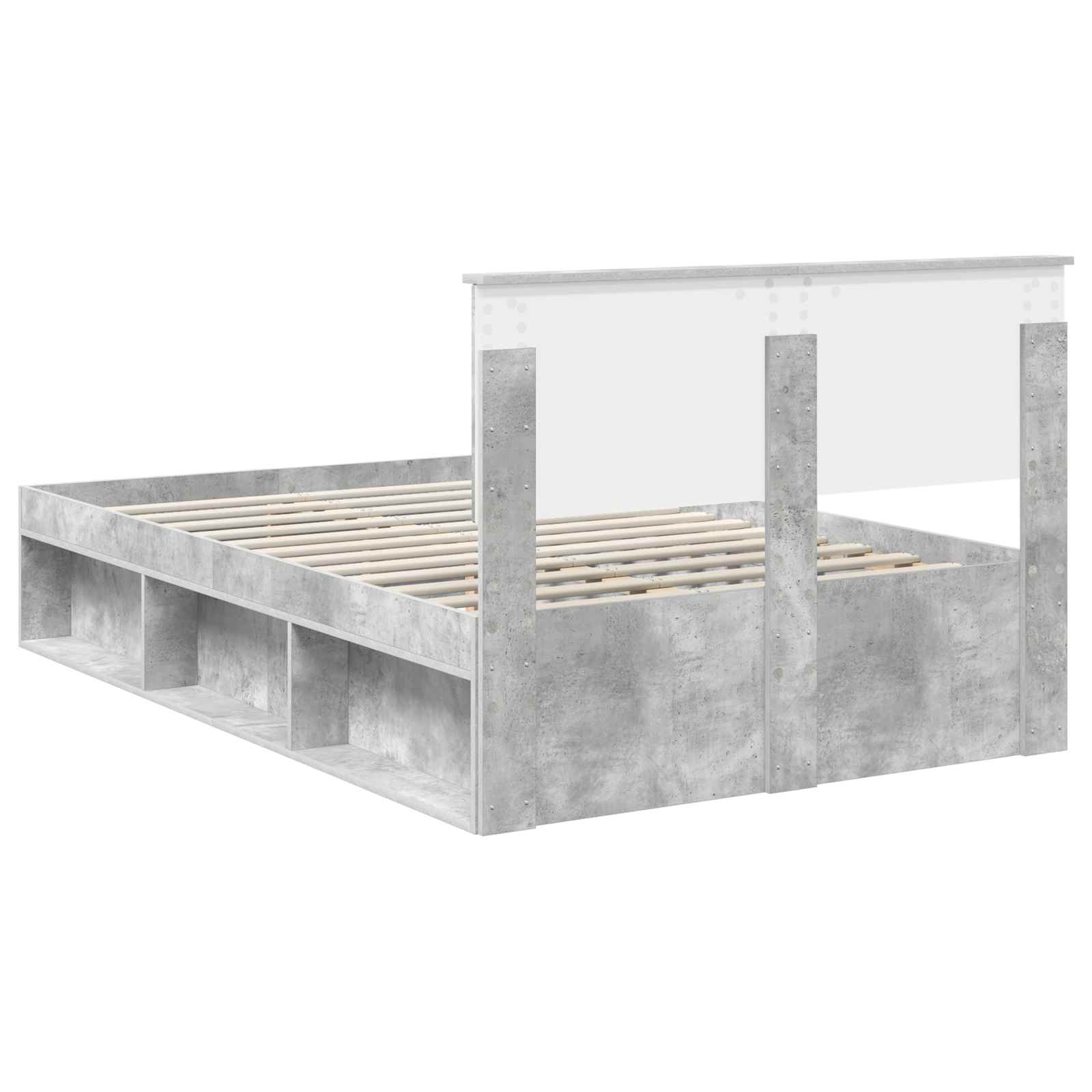 Bed Frame with Headboard Concerte 120 x 190 cm Engineered wood
