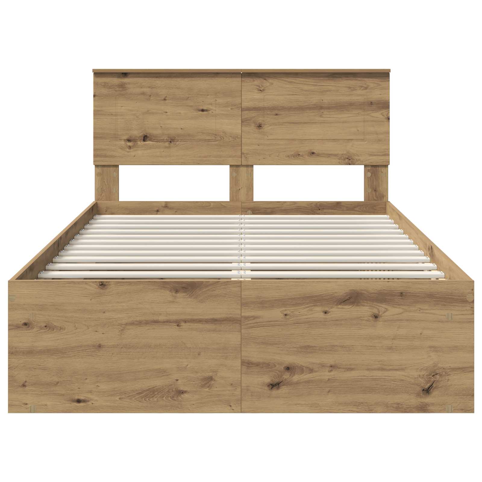 Bed Frame Artisian Oak 120 x 190 cm Engineered wood