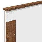 Bed Frame with Headboard Old Wood 90 x 190 cm Engineered wood
