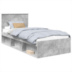 Bed Frame Concerte Grey 75 x 190 cm Engineered wood