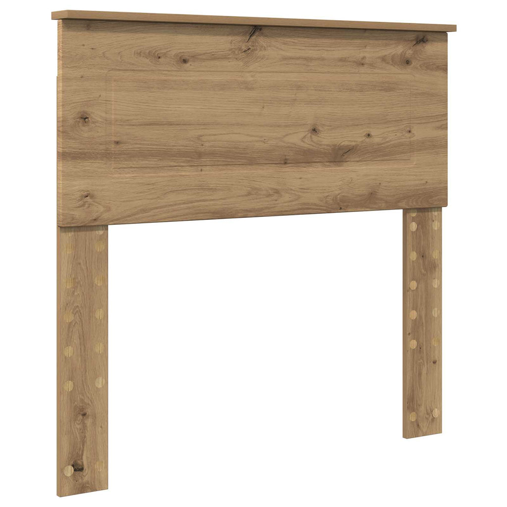 Bed Frame Artisian Oak 75 x 190 cm Engineered wood