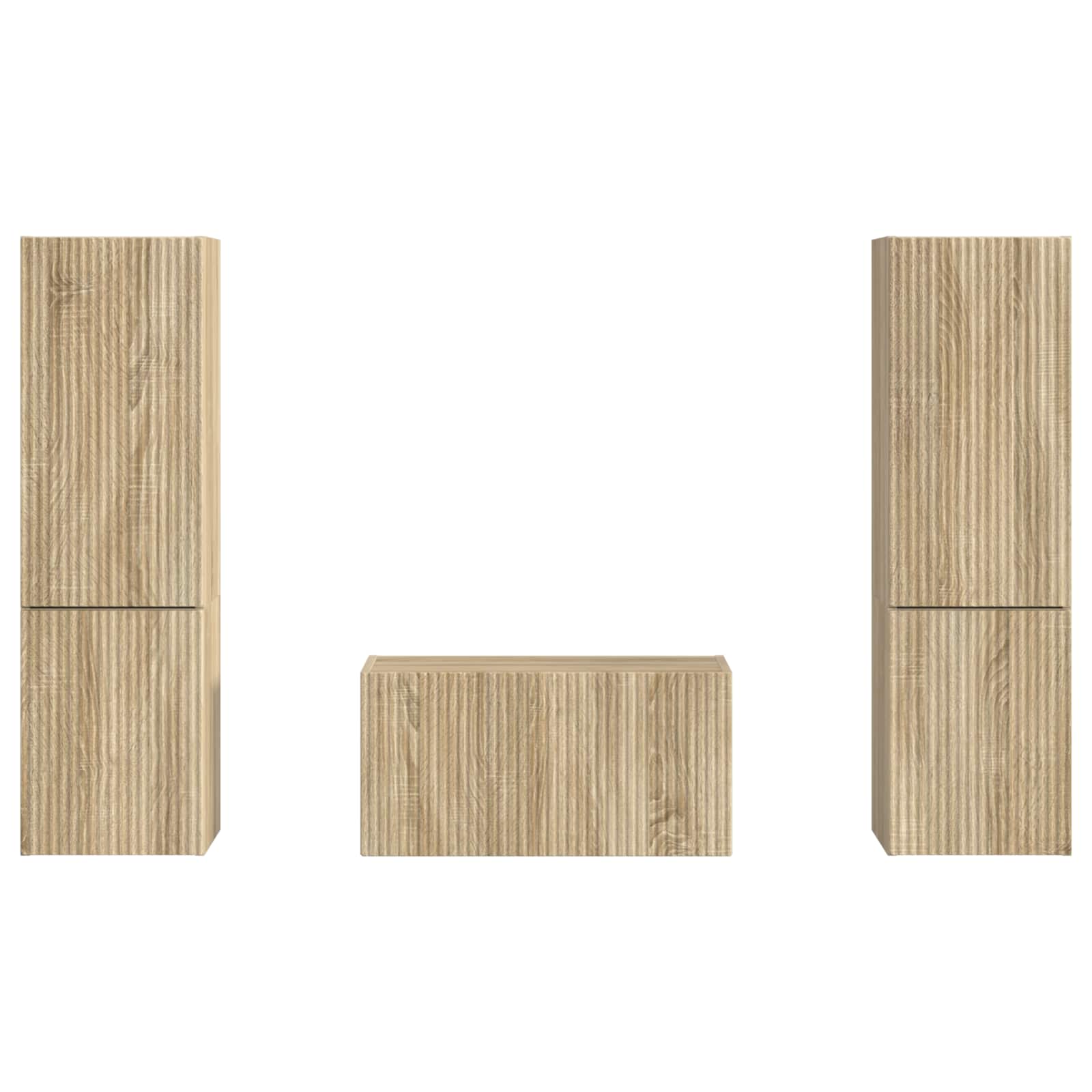 3 pcs Sonoma Oak