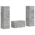 3 pcs Concrete Grey