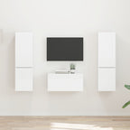 3 pcs High Gloss White