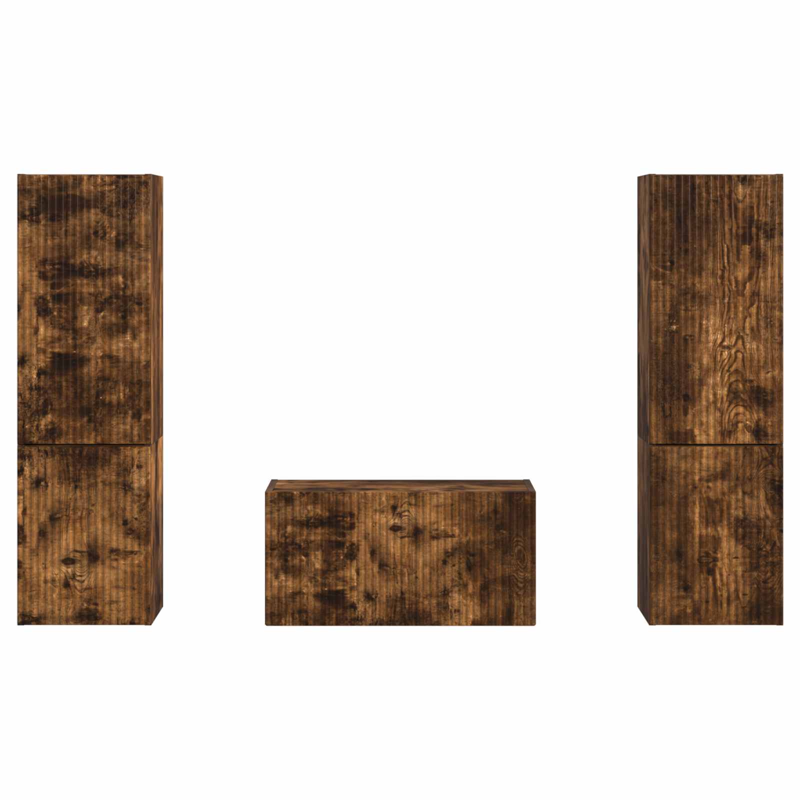 3 pcs Smoked Oak