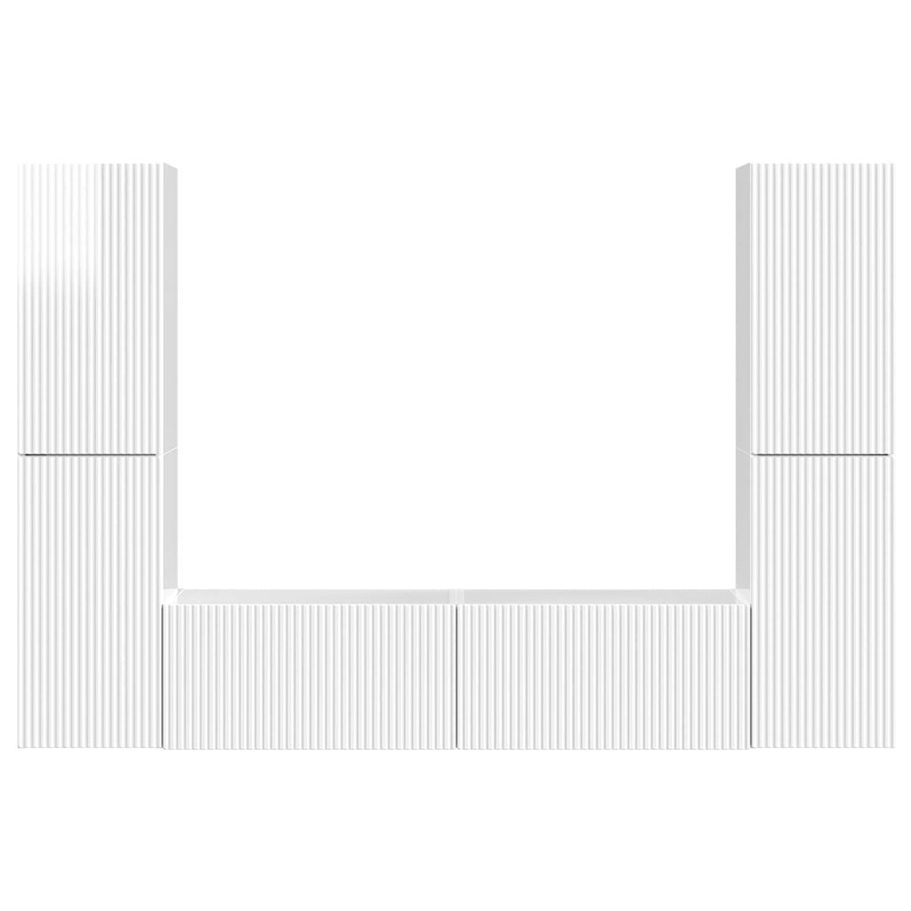 3 pcs High Gloss White