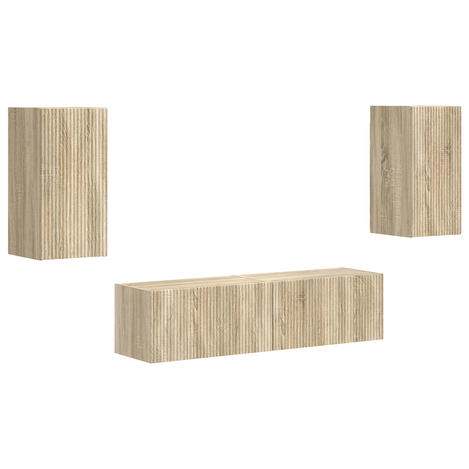 2 pcs Sonoma Oak