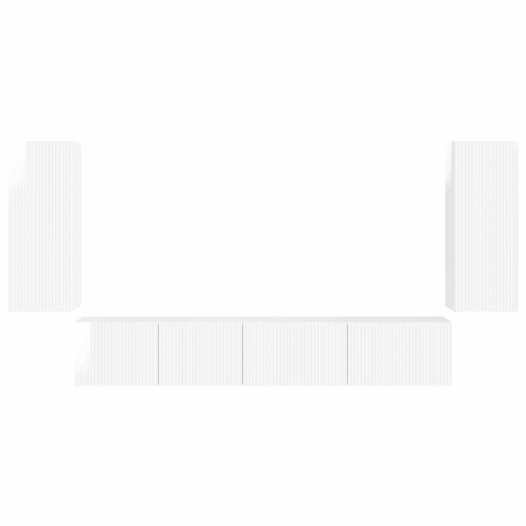 3 pcs High Gloss White