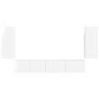 3 pcs High Gloss White