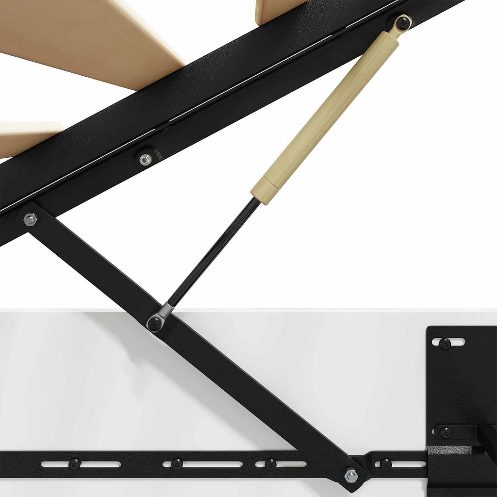 Ottoman Bed Frame White 203 x 180 x 25 cm Chipboard