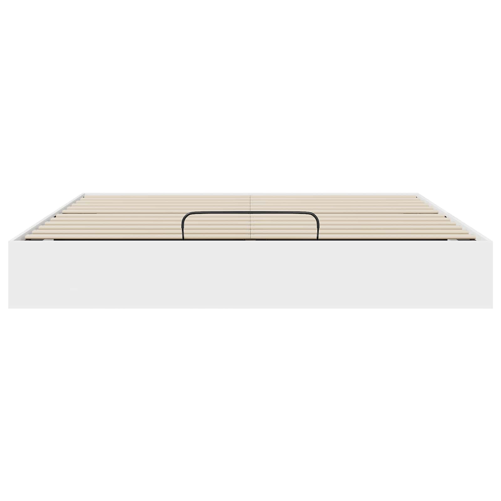 Ottoman Bed Frame White 203 x 180 x 25 cm Chipboard