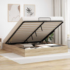 Ottoman Bed Frame Sonoma Oak 203 x 180 x 25 cm Chipboard