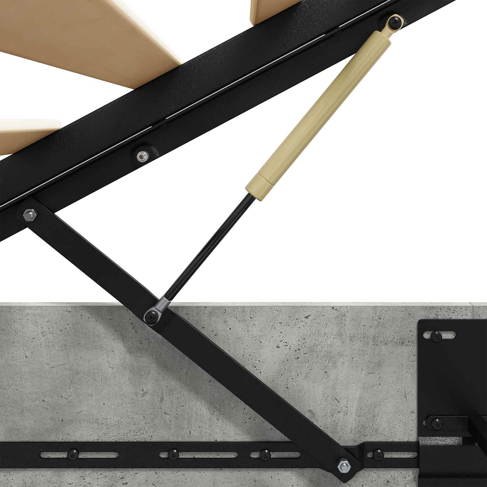 Ottoman Bed Frame Concerte 203 x 180 x 25 cm Chipboard