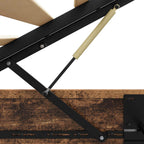 Ottoman Bed Frame Old Wood 203 x 180 x 25 cm Chipboard