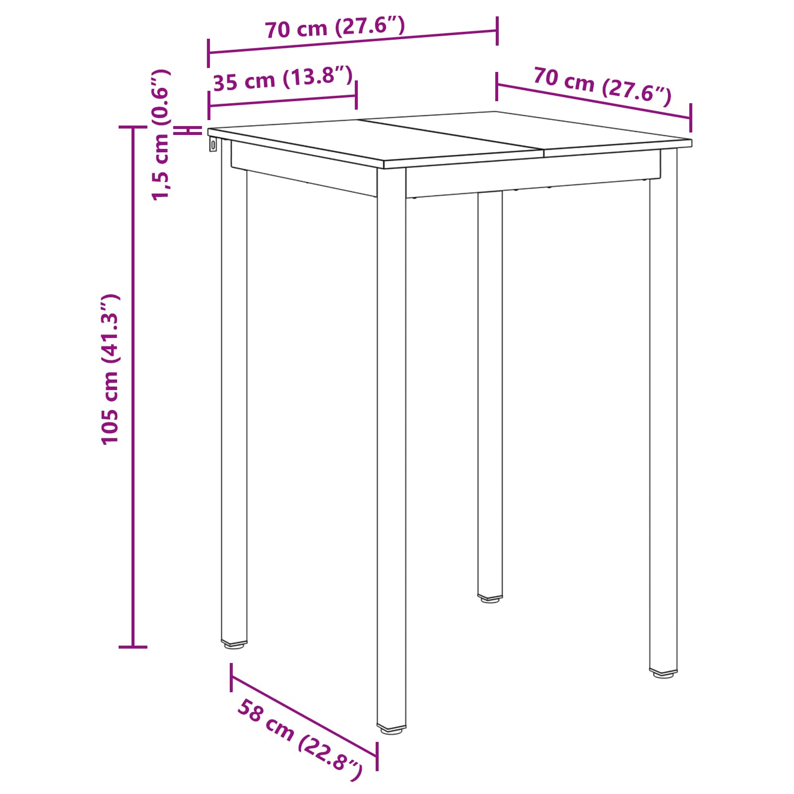 Dining Tables Engineered Wood