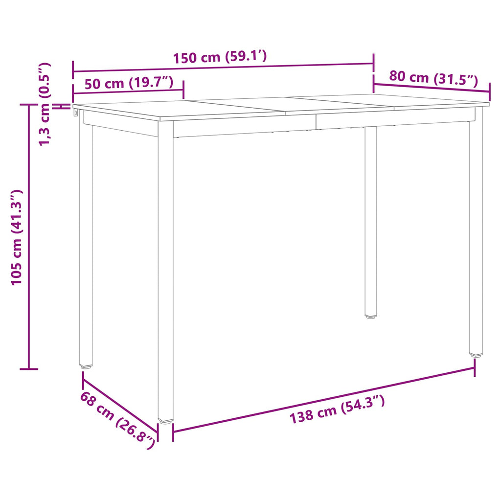 Dining Tables Engineered Wood