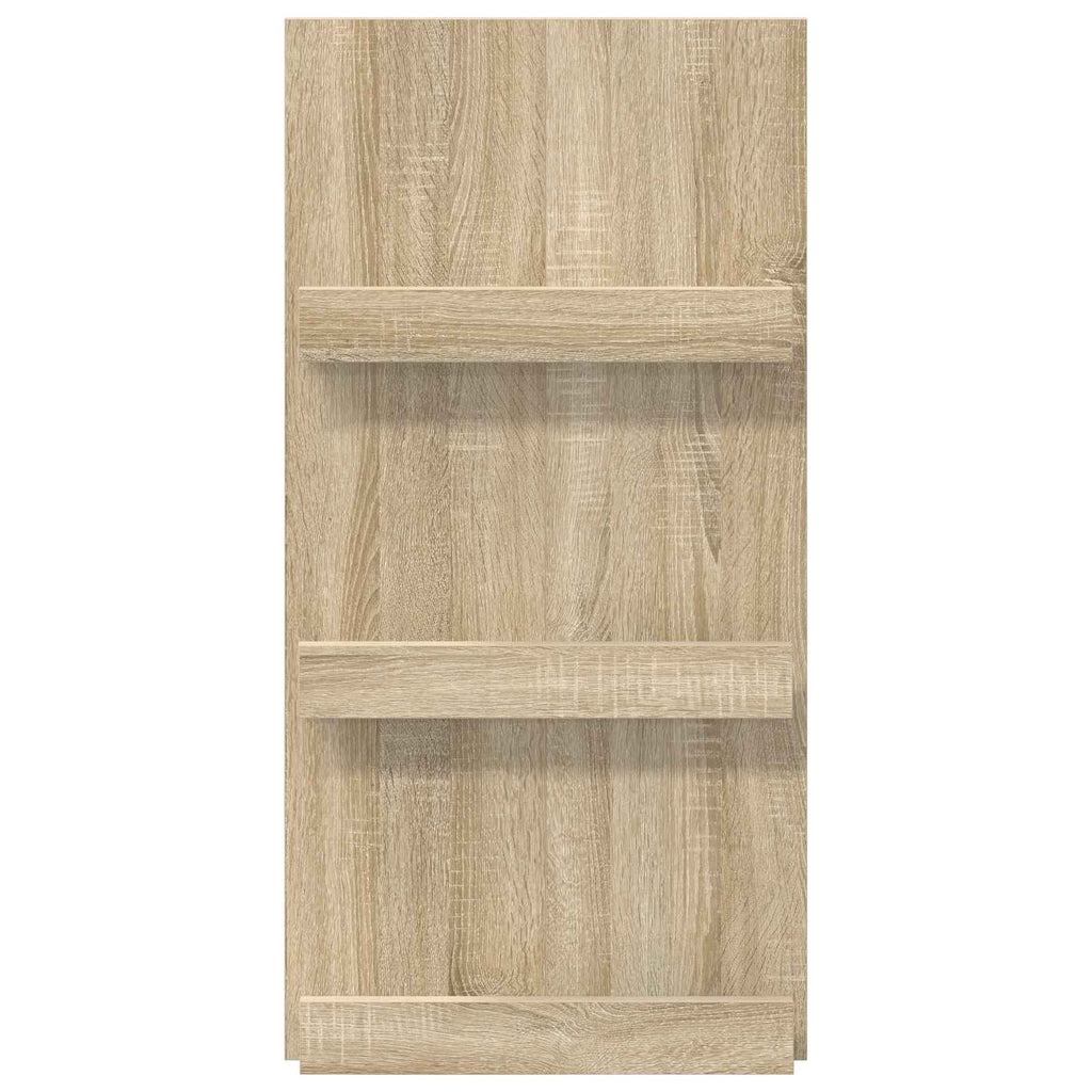 Magazine Rack Sonoma Oak 51 x 11 x 102 cm Engineered Wood