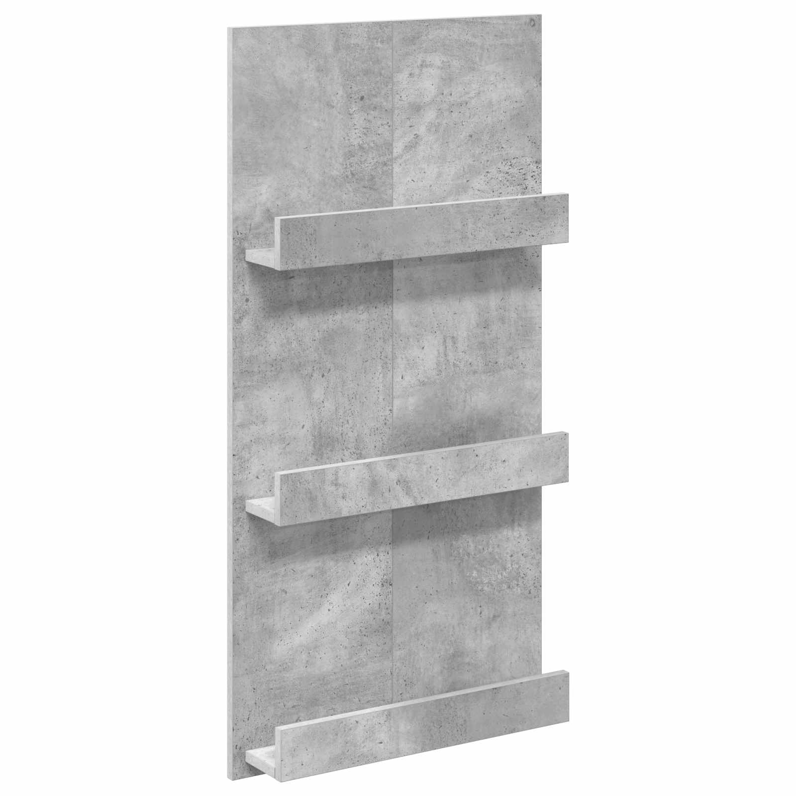 Magazine Rack Concrete Grey 51 x 11 x 102 cm Engineered Wood
